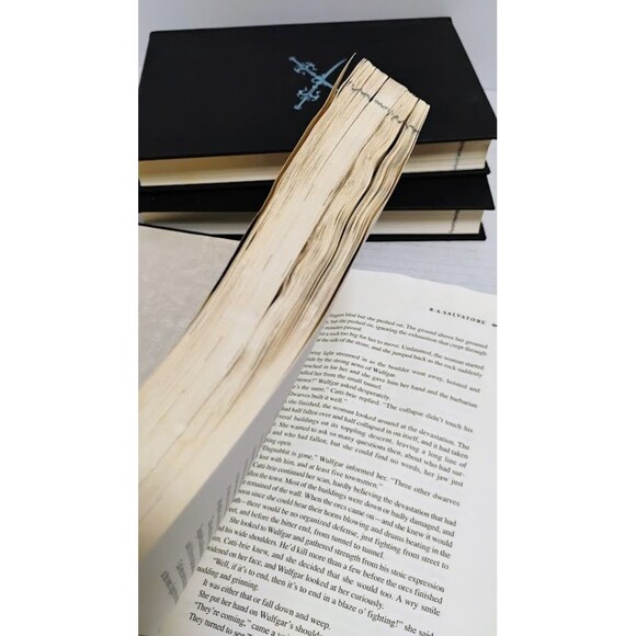 FORGOTTEN REALMS THE HUNTERS BLADES TRILOGY R.A. SALVATORE HARDCOVER FIRST PRINT - Picture 9 of 11